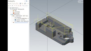 Bài 19   Lập trình mastercam Chamfer vát mép tự động tránh phần va chạm.