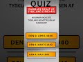 Er du virkelig dansker? Kan du svare? Kold Krig, Velfærd Og Ungdomsoprør 1 #quiz #denmark #history