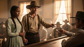 Stepfather Sold Her to Cover His Debts, The Cowboy Outbid Everyone and Gave Her Freedom to Choose