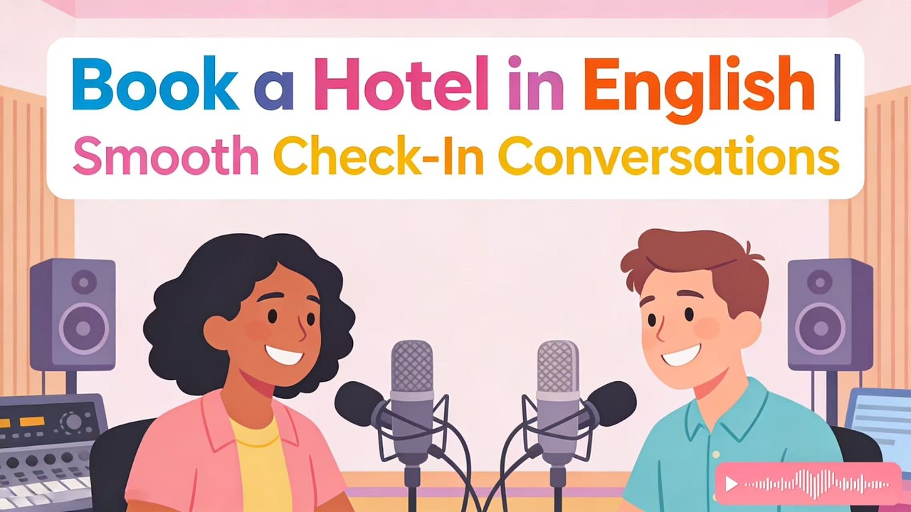Book a Hotel in English | Smooth Check-In Conversations - YouTube