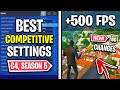 The BEST Competitive Settings in Fortnite Season OG! 🔧  (HUGE FPS Boost + 0 Input Delay)