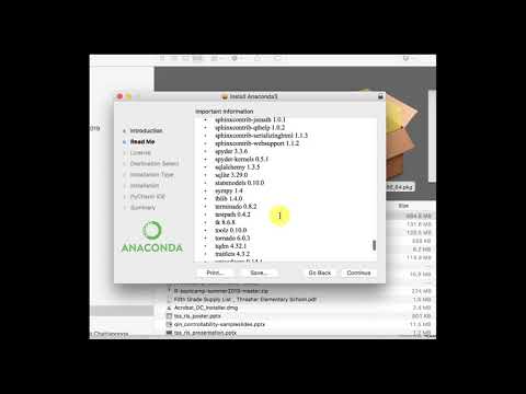 Install Anaconda 3 on Mac and test the Jupyter notebook