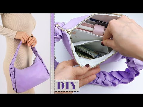 FANCY DIY PURSE BAG CRAFT SIMPLE IDEA HANDMADE TUTORIAL. Sewing Hacks Are