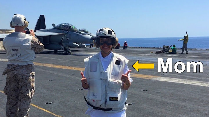 I Flew My Parents Onto a Deployed Aircraft Carrier
