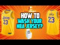 HOW TO WASH YOUR NBA JERSEY? | APPLICABLE TO WASHING NEW/VINTAGE NBA, NFL, MLB, NHL, MLS Jerseys |