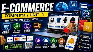Complete Unit 1 | In One shot | E-Commerce ( EC ) | BCA 6 Sem