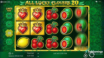 BGaming - All Lucky Clover 20 - Gameplay Demo