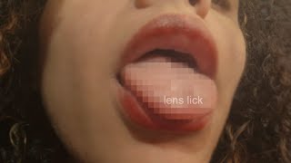 Asmr Lens Licking