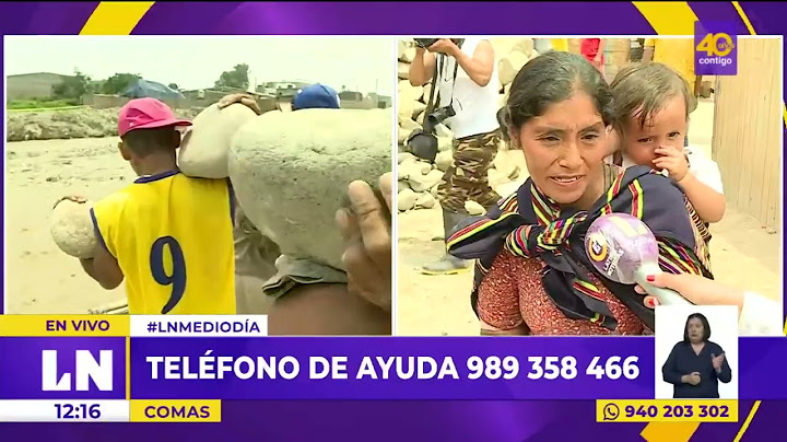 Madre de cuatro hijos lo pierde todo en huaico cerca al río Chillón