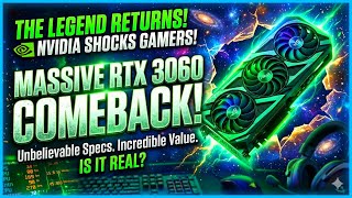 📈💎 UNSTOPPABLE LEGEND! NVIDIA RTX 3060 🚀 Returns to CRUSH the GPU Market Shortage! ⚡💥