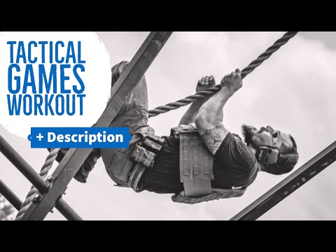 Tactical Games Workout: Running + Monkey Bars