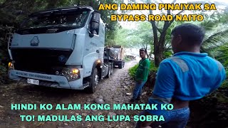 Grabe ang daming mga trucker pinapahirapan sa bitbit river bypass road na ito silverstreak nanaman