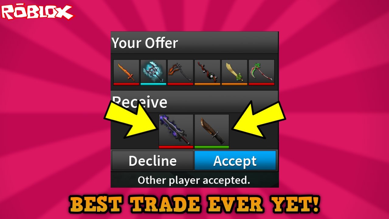 Best Trade Ever Yet Trading For Competitor Blade Ii Worth It Roblox Assassin Big Trades Youtube - roblox assassin crazy trades