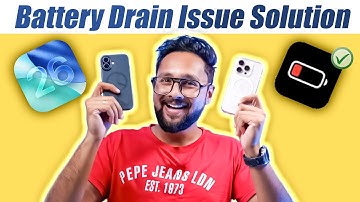 iOS 26 Battery Drain Issue Solution | Do these 15 Things to Save Battery