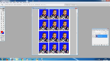 Photoshop tutorial in Hindi - Create Action Passport Size Photo Step by Step Process  haph photo