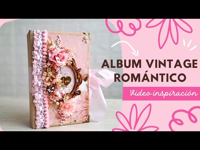 Album VINTAGE Romántico  Vintage Photo ALBUM 