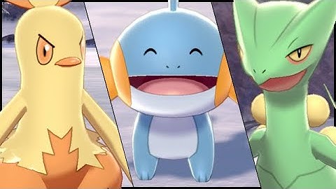 How To Get ALL HOENN Starters In Pokemon Sword and Shield Crown Tundra DLC Update