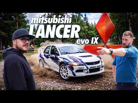 This Mitsubishi Lancer Evo IX rally car is incredibly effective!!