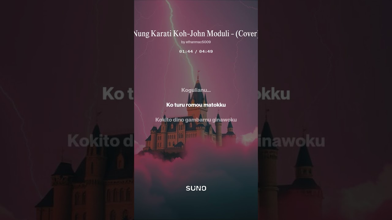 Nung Karati Koh-John Moduli (cover high voice version)