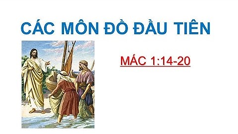 Chúa Jêsus và các môn đồ đầu tiên