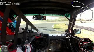 BMW Spec e30 race start, NJMP April 2012
