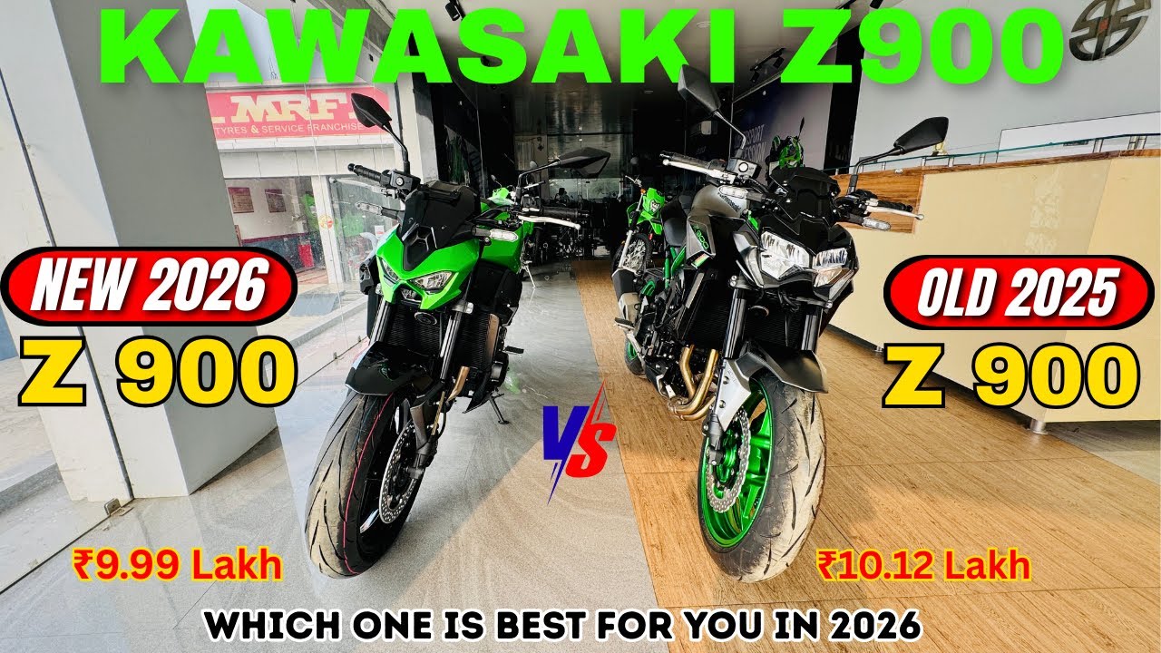 2026 Kawasaki Z900 vs Old Z900 Full Comparison | On Road Price | Features | Sound🤔Which One is Best?