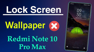 Redmi Note 10 Max: How to Remove Lock Screen Wallpaper From Glance | Wallpaper Carousel Settings