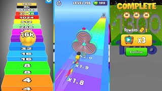 Layer Man 3D : Run & Collect vs Number Ball 3D Merge Games vs Merge Number Run Master gameplay 👌 😎 screenshot 2