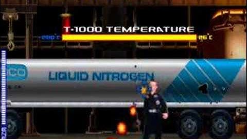 Terminator 2 : Judgment Day arcade gameplay and ending