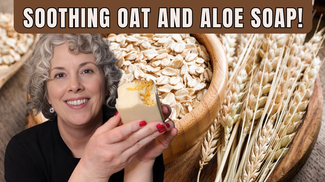 Creating A Calming Oat And Aloe Soap With Calendula Infusion