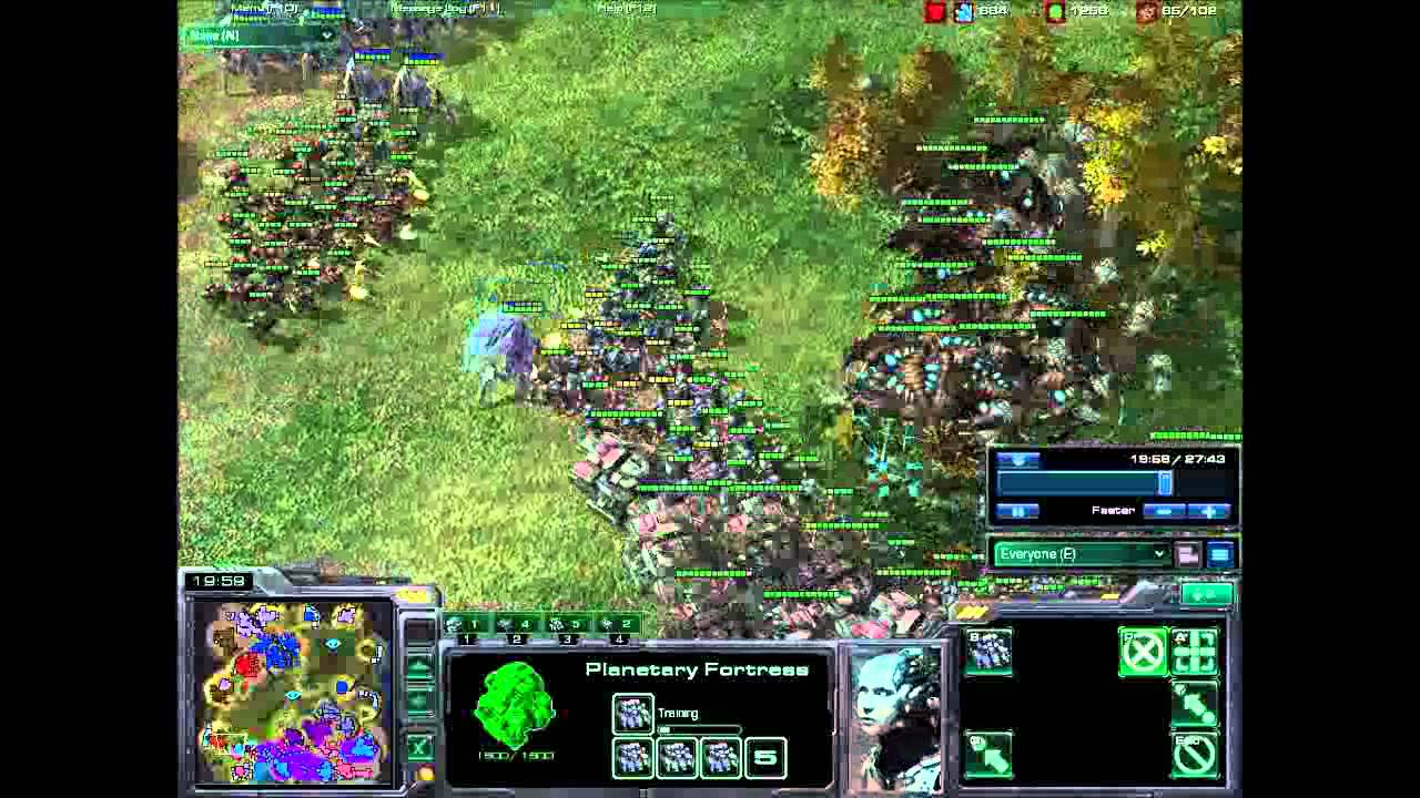 Starcraft 2 Team Monobattle ft HuskyStarcraft, AhnarisStarcraft & OneOneSix P2