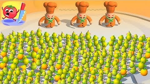 Fruit Rush- All Levels Gameplay Android-iOS Fruit Cutting Relaxing Game Boss and Bonus Level 67-99