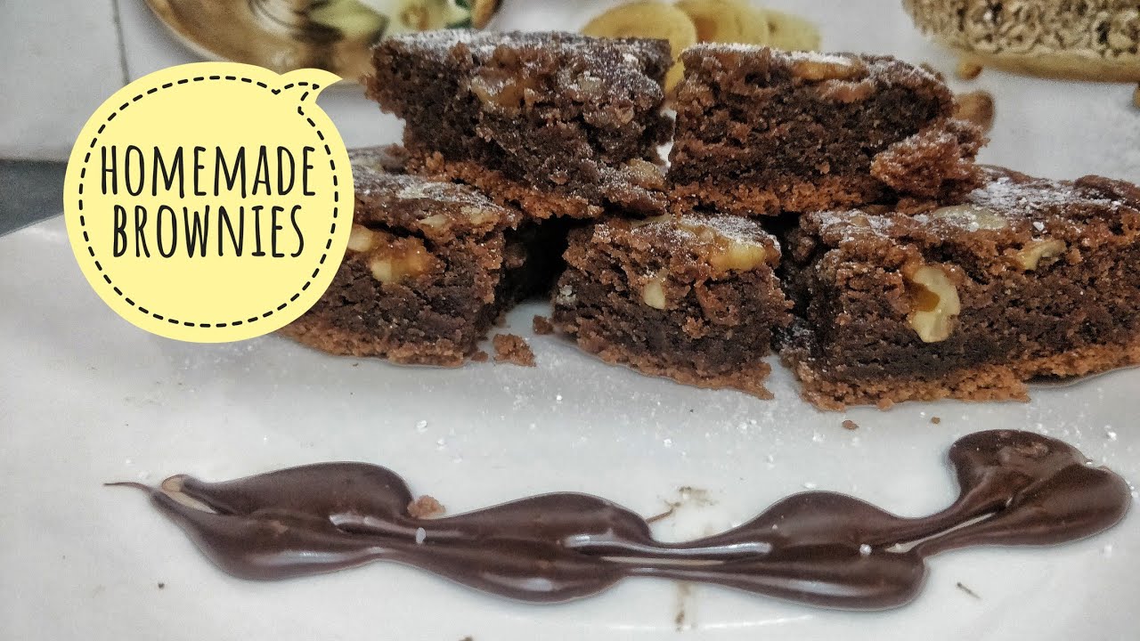 How to make brownies at home Brownies Brownie Recipe Chocolate