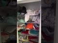 Organizing my closet because chaos stresses me out #shorts