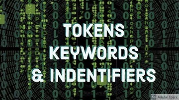 C++ Tokens keywords & identifiers
