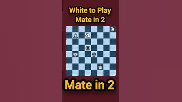 ⚡ Find the Winning Move: White to Play and Mate in 2 #aimchess #chesschallenge 🧩🧩🧩