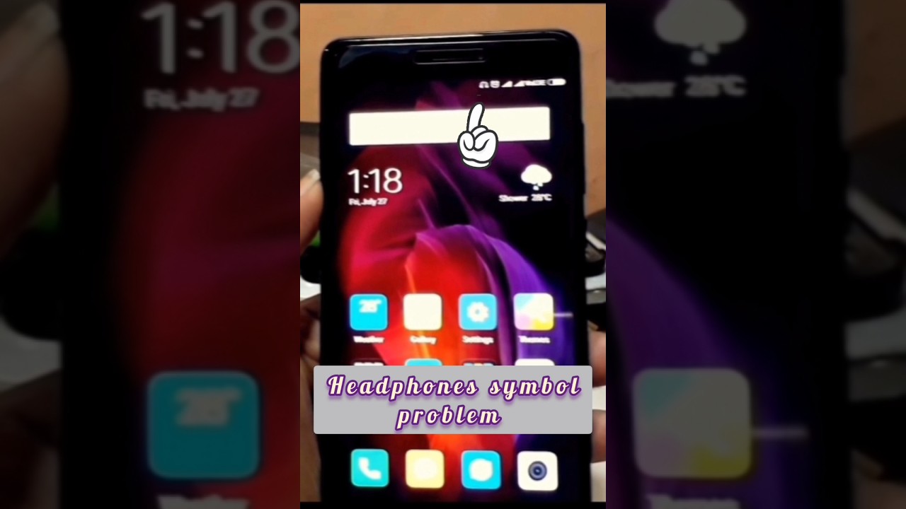Mi note 4 headphones symbol problem 📱