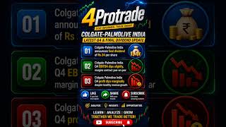 Colgate Palmolive India Q4 Results & ₹24 Dividend Update | COLPAL Stock News 🔥📈