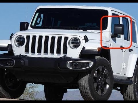 How to remove 2018 Jeep Wrangler JL Side Mirrors - YouTube