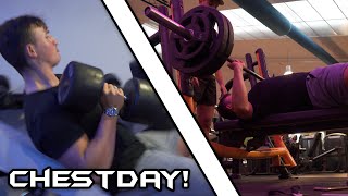 Chest workout met Tarik