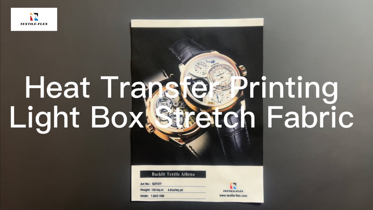 Heat Transfer Printing Light Box Stretch Fabric