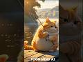Cute Orange Cat Adventures 🐱✨ | Funny AI Cat Short #shorts #cutecat