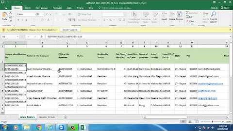 How to Import form 15G/H Entries from Excel format in CompuTds