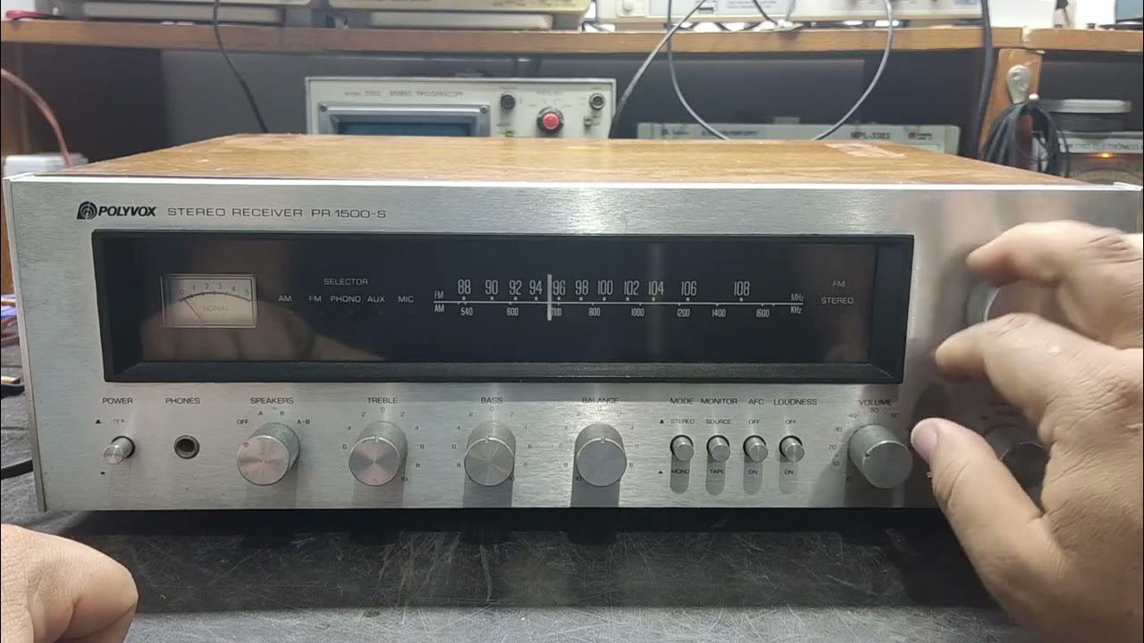 Receiver Polyvox PR1500S - YouTube