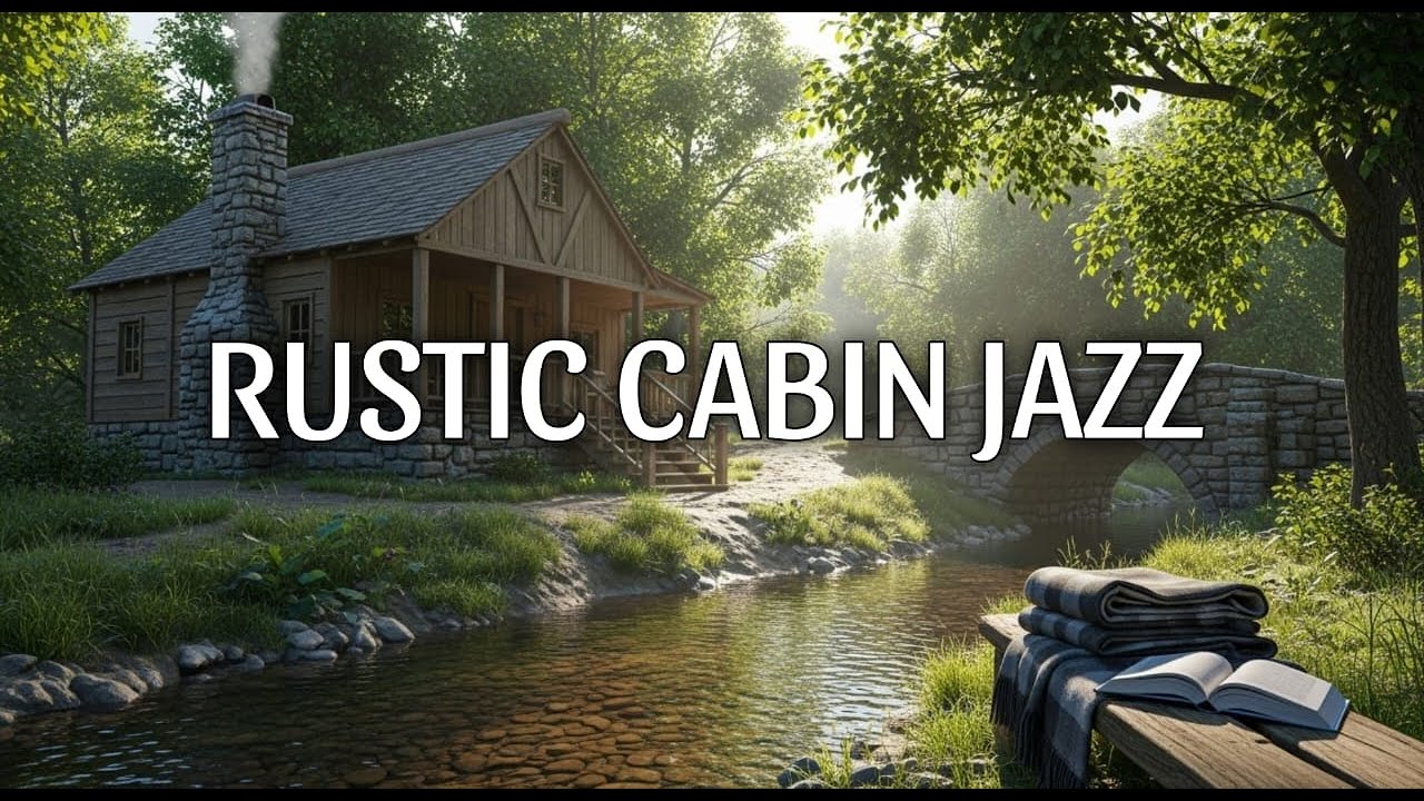 Rustic Cabin Café ☕ | Warm Morning Jazz & Chill Coffee Vibes