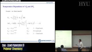20140423 고분자화학 14강 Chain - Growth Polymerization 3