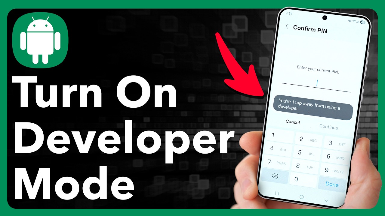 How To Turn On Developer Mode Options On Android - YouTube