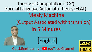 Mealy Machine | Course on Theory of Computation | Quick Engineering