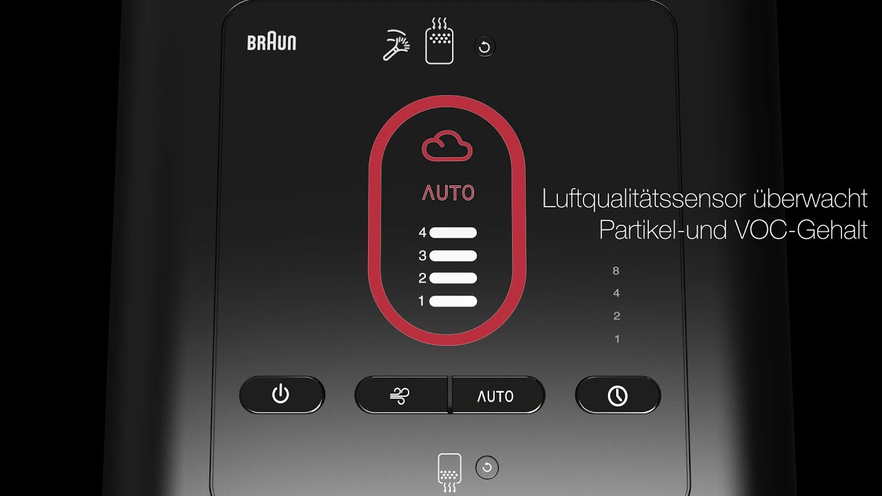 vhbw 2 x actieve koolfilter compatibel met Braun Scan & Clean BFD104BE, Scan & Clean BFD104BE2 luchtreiniger, luchtfilter, zwart