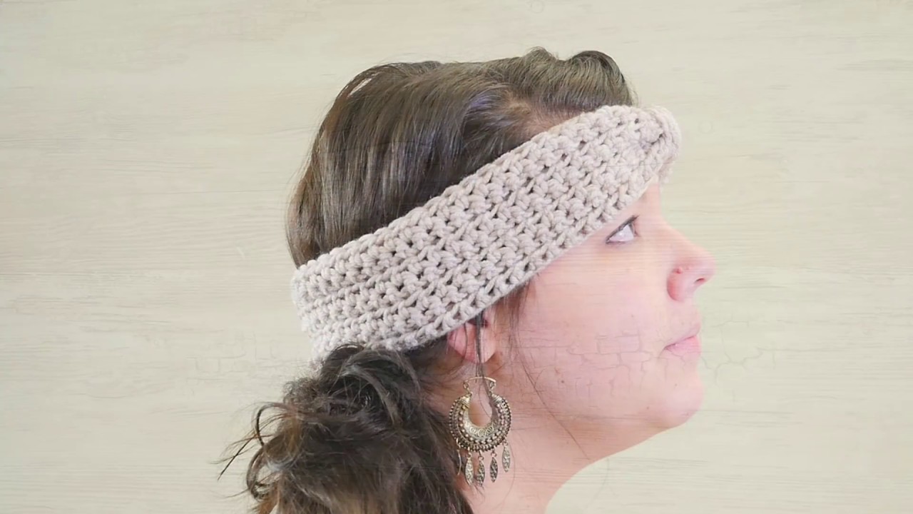 Easy Crochet Ear Warmer YouTube